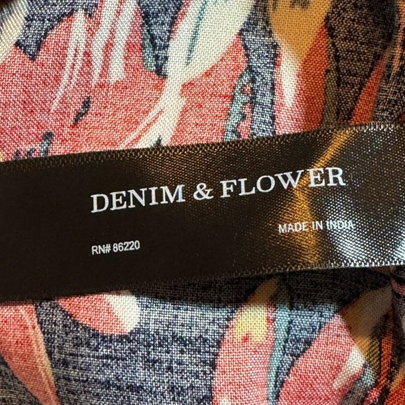 Denim and Flower Ricky Singh Hawaiian Print Shirt - Picture 8 of 10